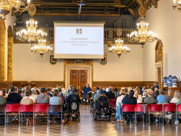 Billede fra Handicaprådets debatarrangement 2024